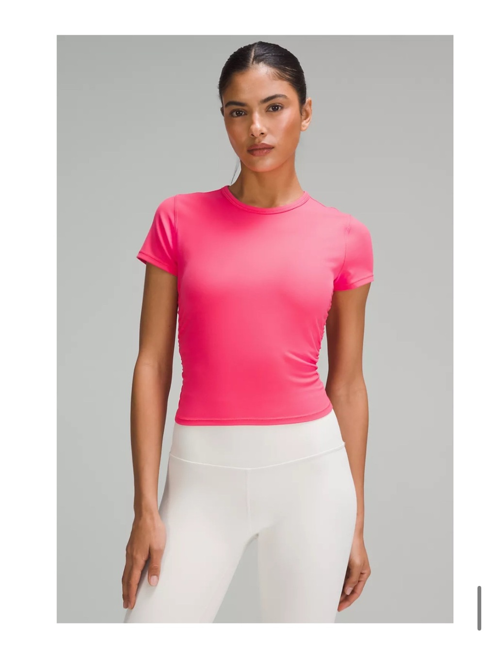 Lululemon Nulu All It Takes Tee in Lip Gloss Pink